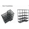Gracious Living 24 in D, 36 in W, 72 in H, 5 Shelves, Black 91084-1C - alternate 2